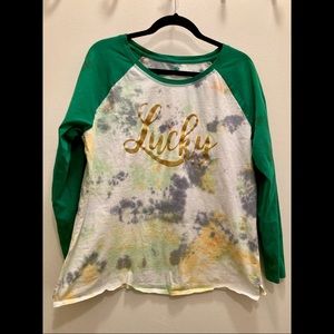 Clover Tie Dye Long Sleeve